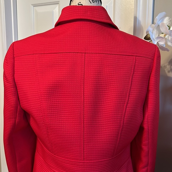 ✨🎄✨ LOUBEN RED BLAZER Size 10 NWOT - Picture 7 of 8